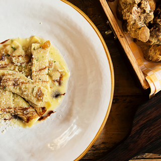 Close up of a dish from Masseria, a celebrated Italian restaurant by Chef Nick.