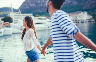 couple at the pier