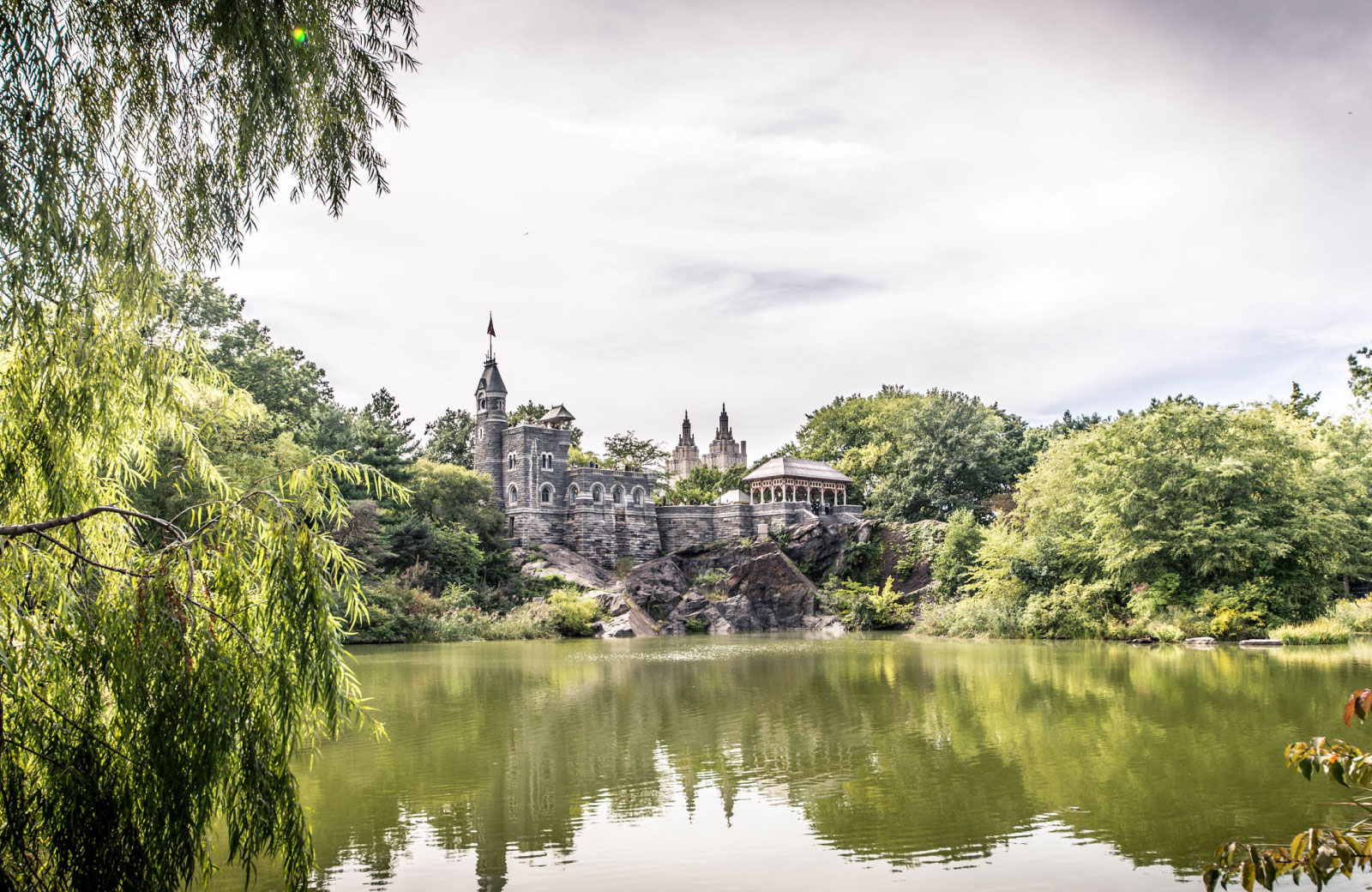 castle by the lake