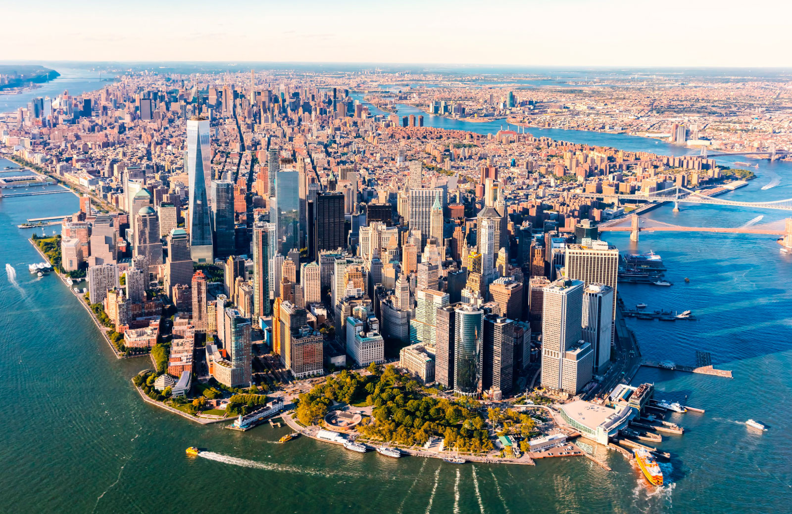 bird's eye view of city