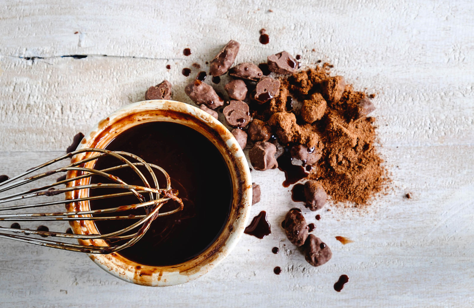 chocolates with mixer