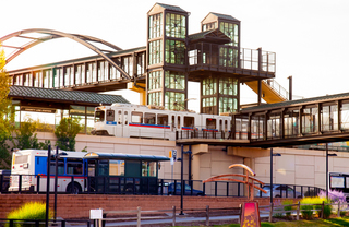 The Palmer Apartments - RTD Light Rail station