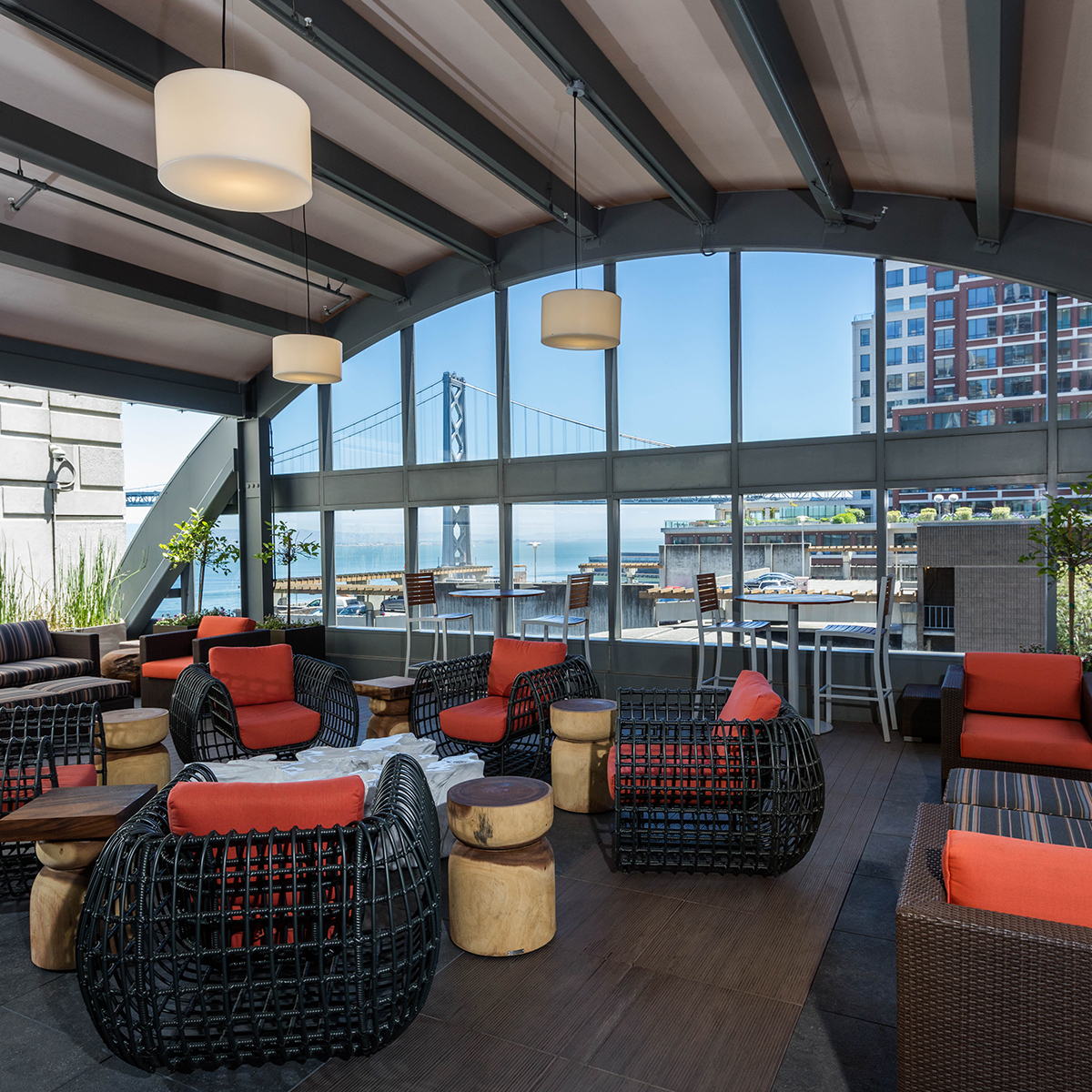 The Towers at Rincon Amenities - Rooftop Lounge