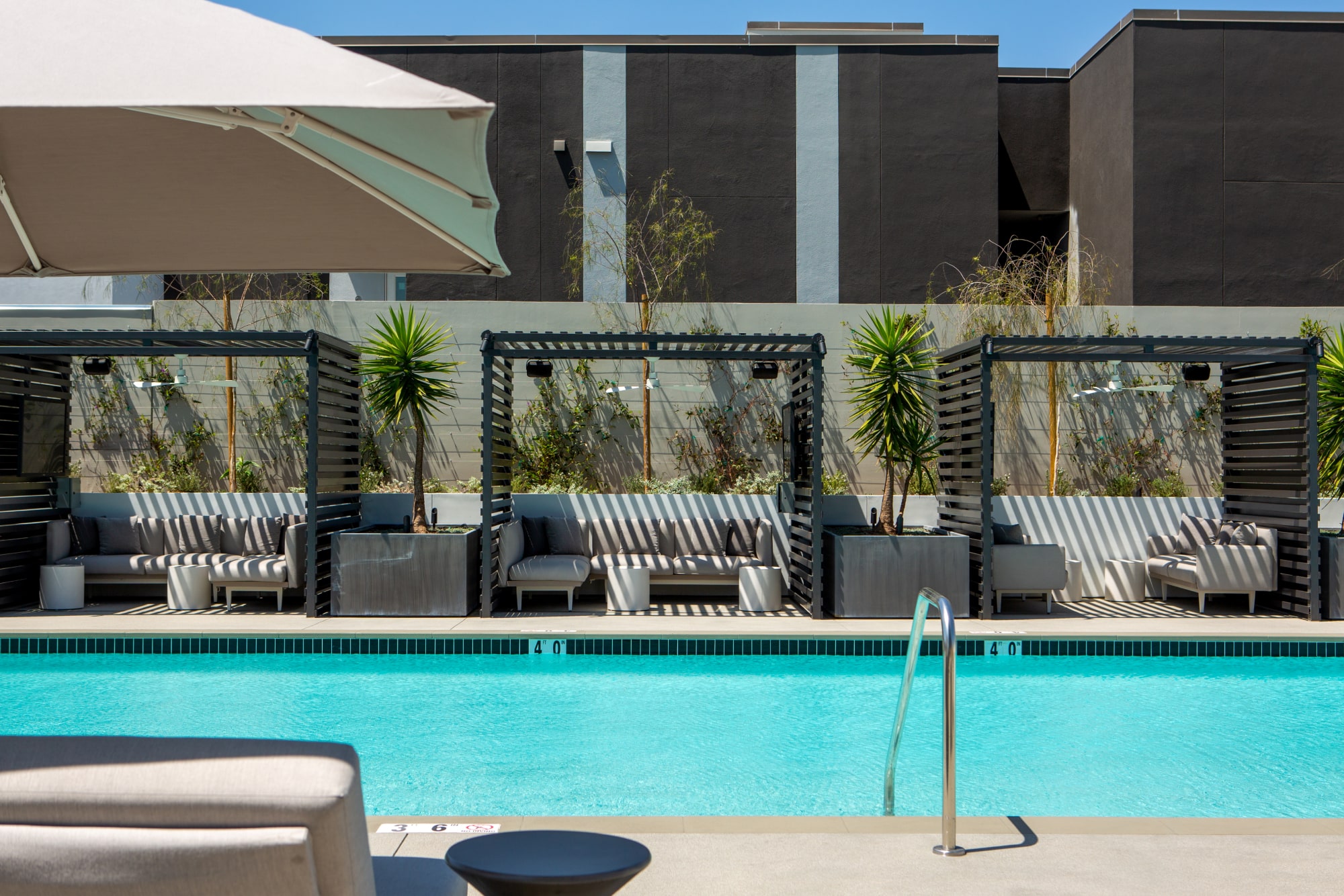 ARQ Residences — Pool and Cabanas