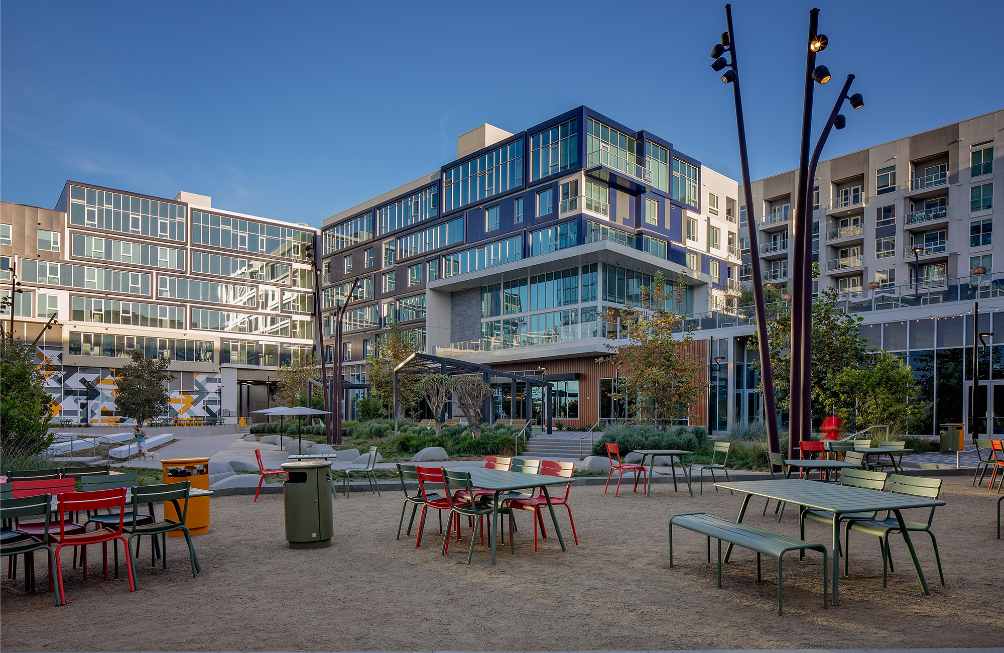 VOX Residences — Outdoor courtyard.