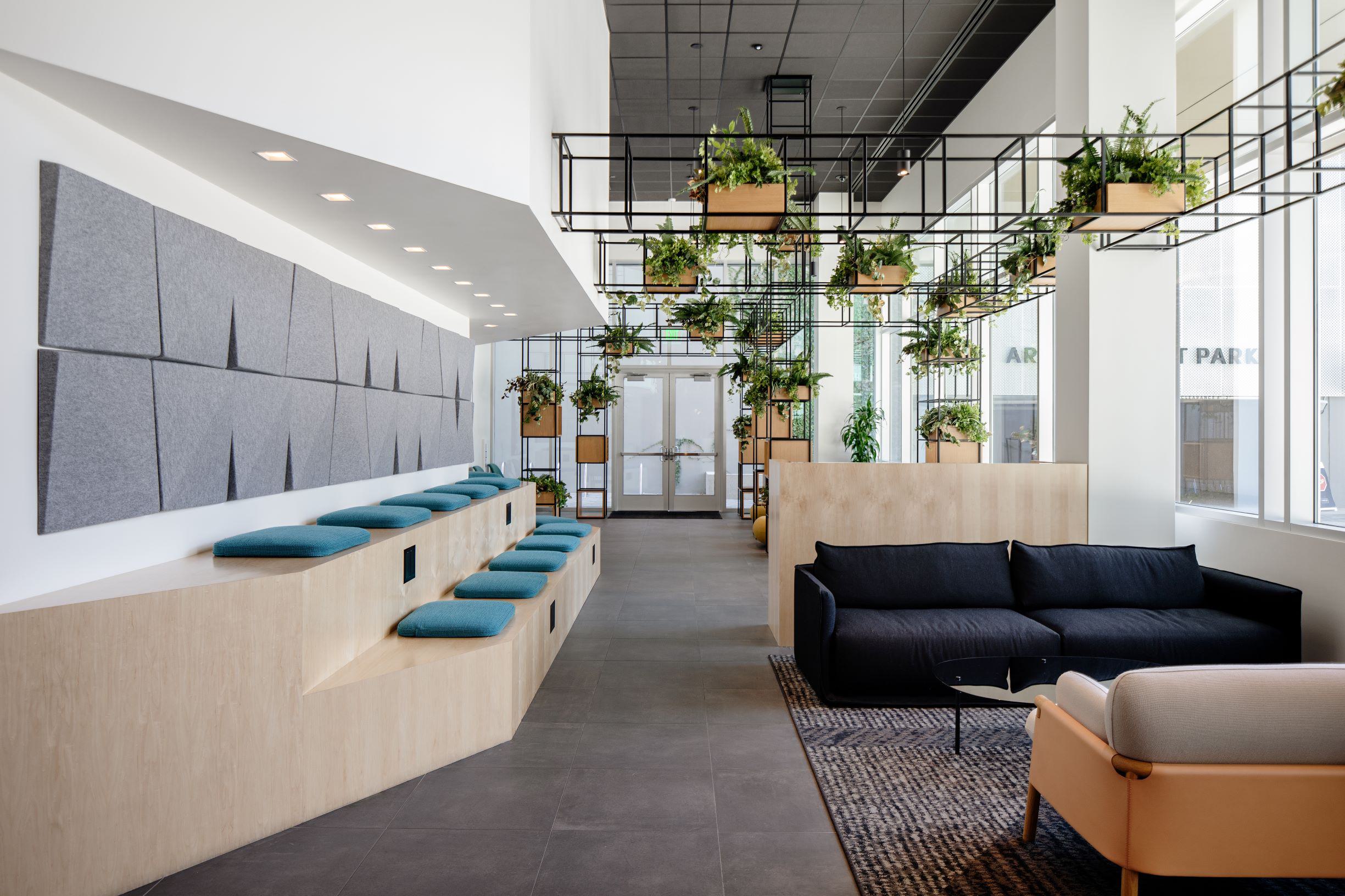 VOX Residences — Coworking lounge.