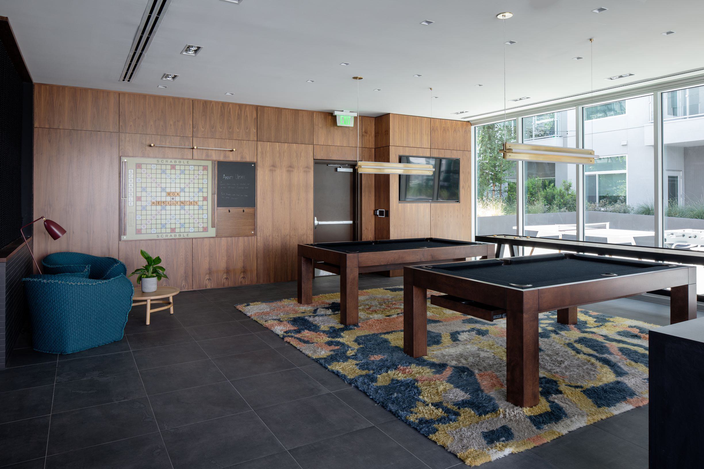 VOX Residences — Billiards room.