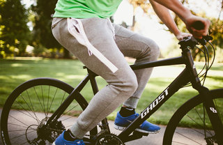 Hyde Square Apts - guy Biking in Bellevue