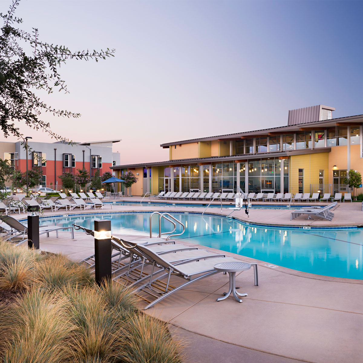 West Village Apartment Lap Pool - UC Davis Apt Rental Amenities