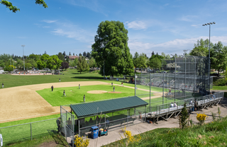 baseball field at park