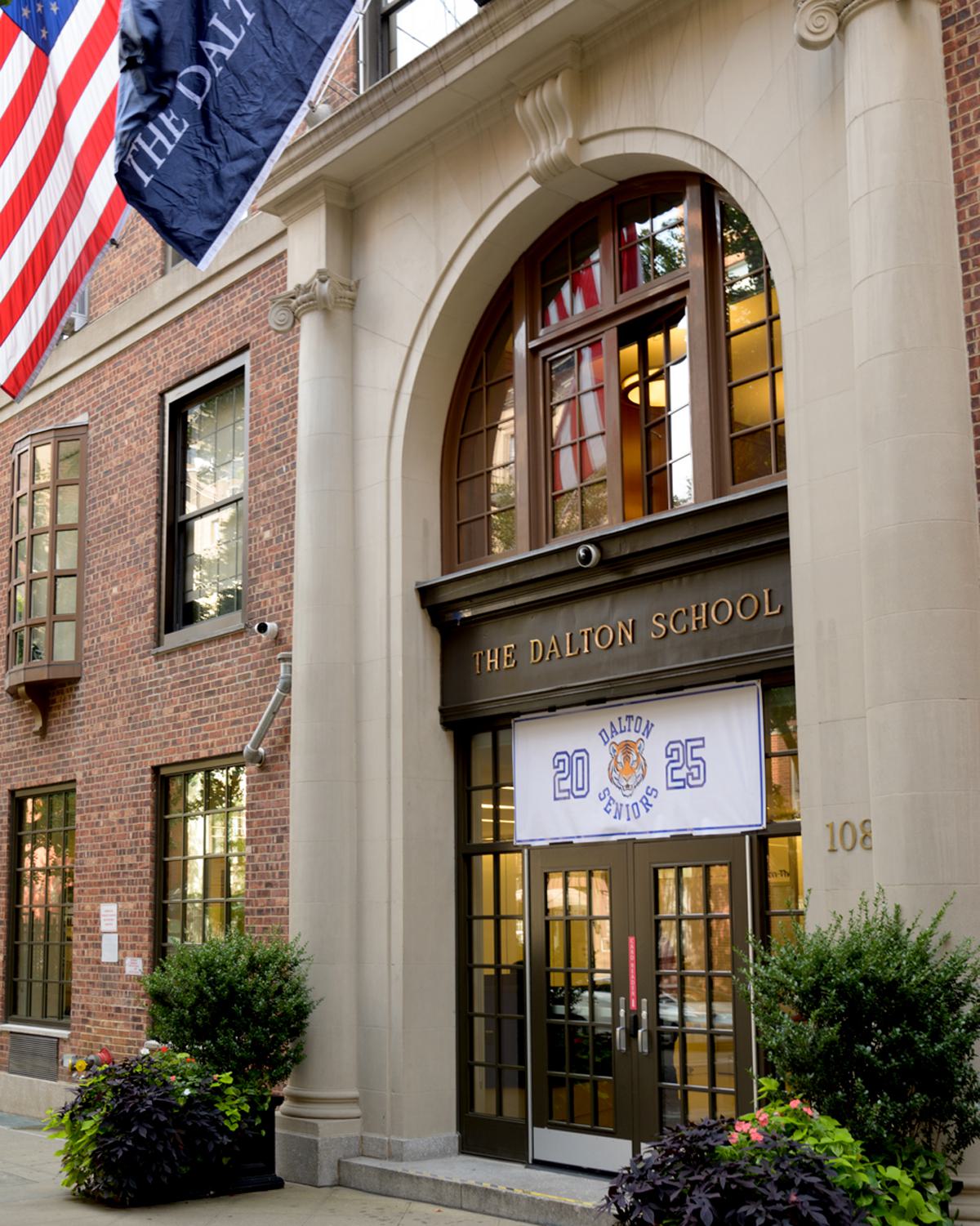 stately brick exterior of The Dalton School on the UES