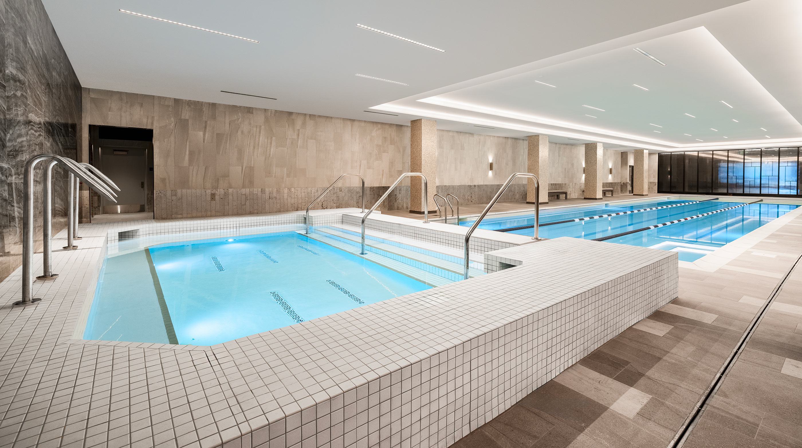 indoor lap pool