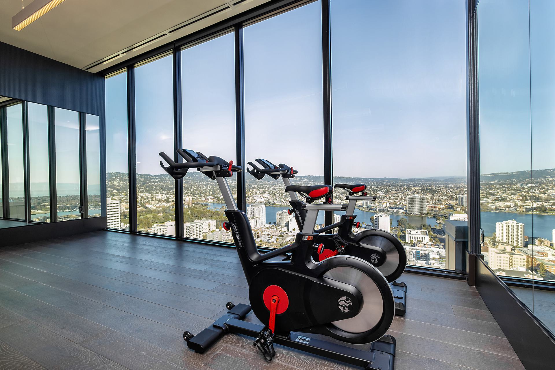 View of Luxury Oakland Apartments with Yoga & Spin Studio - Atlas