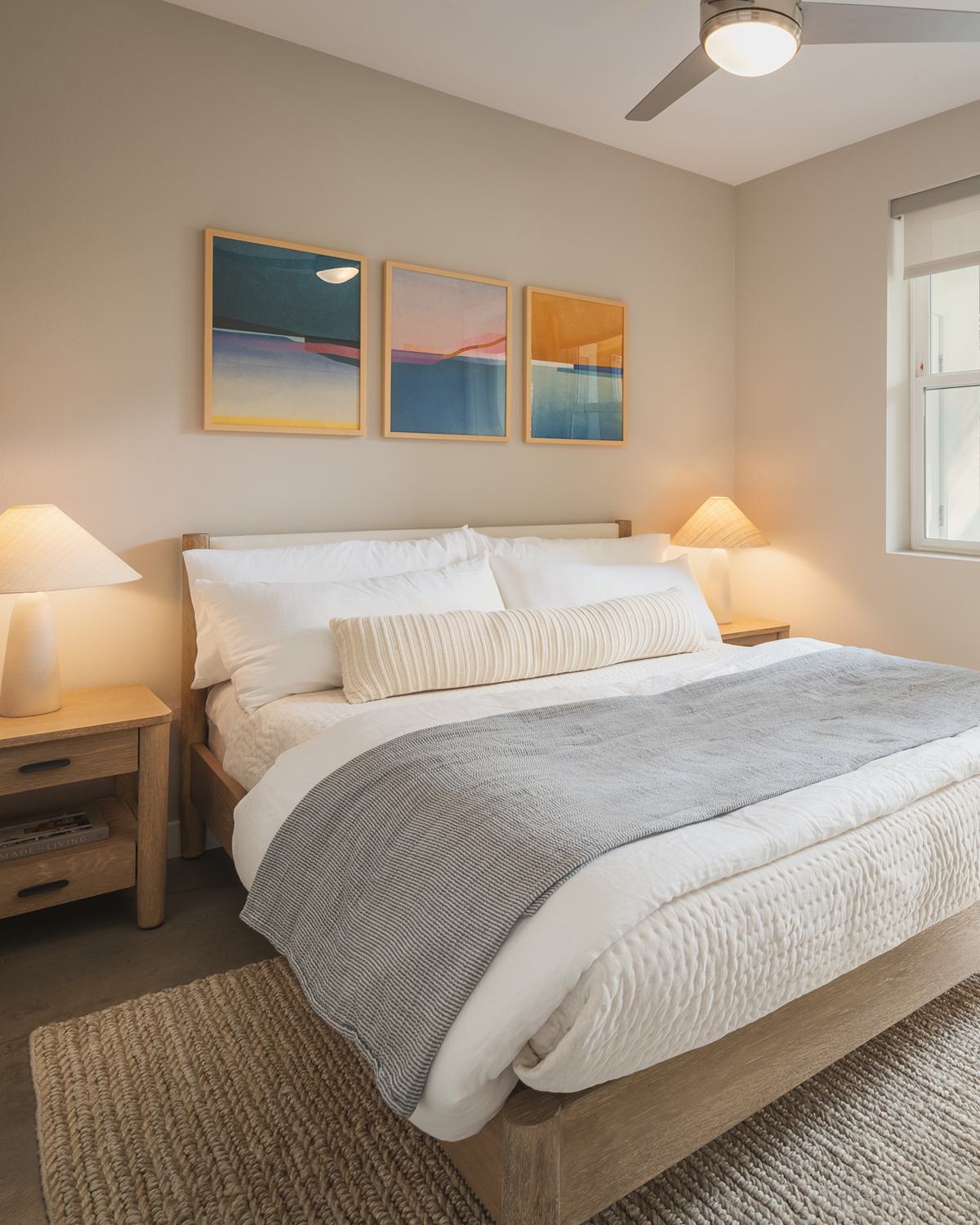 luxurious, rumpled white bedsheets 