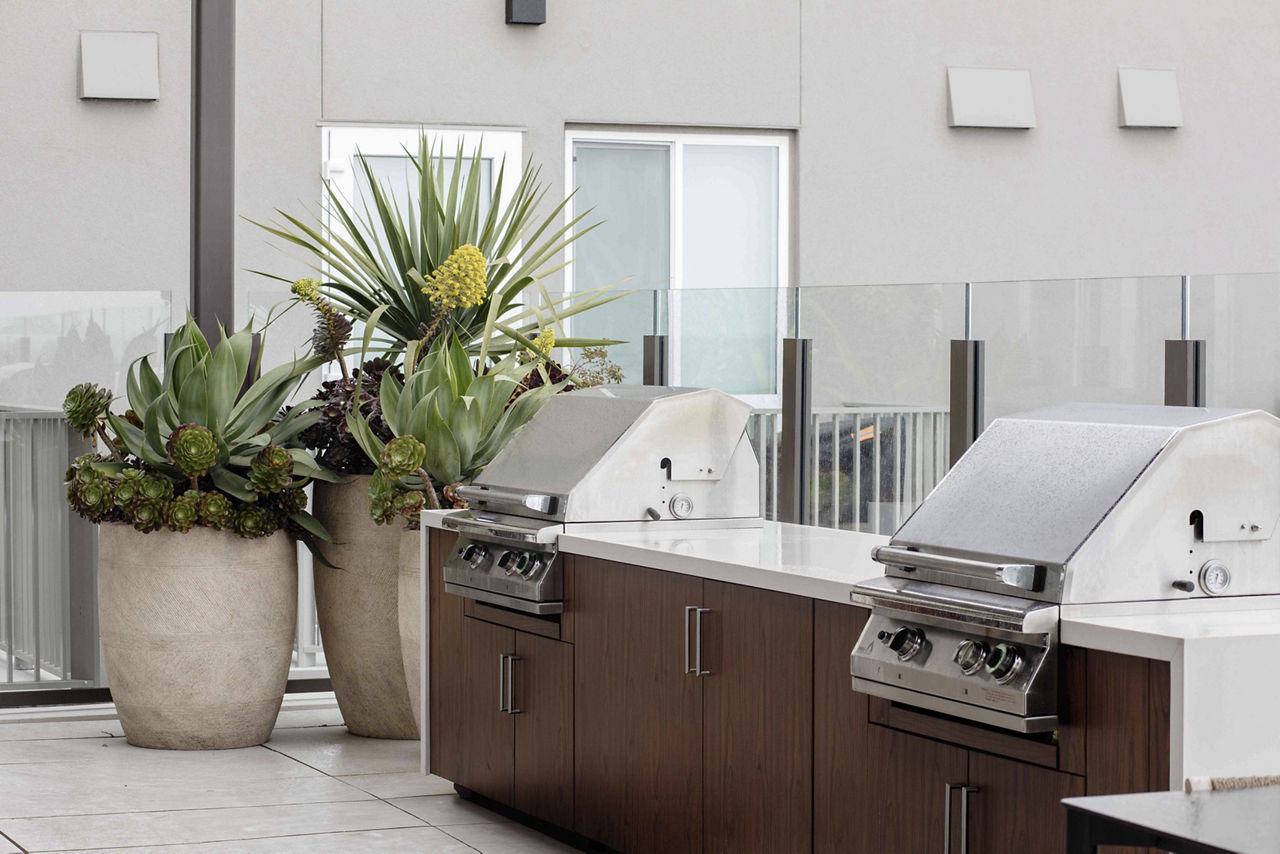 A closer look at Highrise Apartments With Outdoor Grills