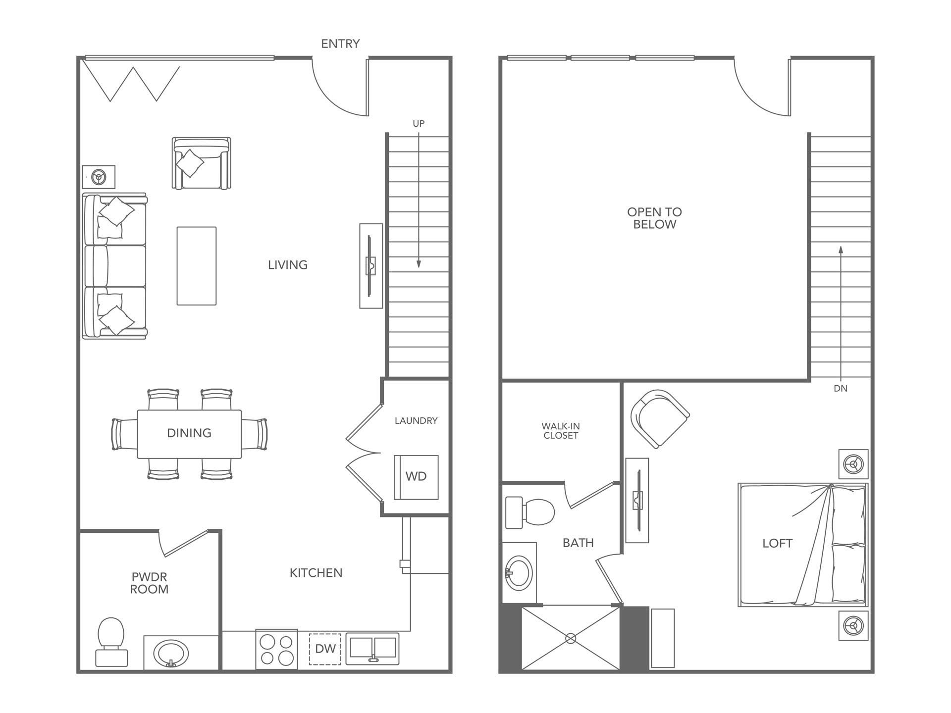 S6 Live/Work Loft diagram