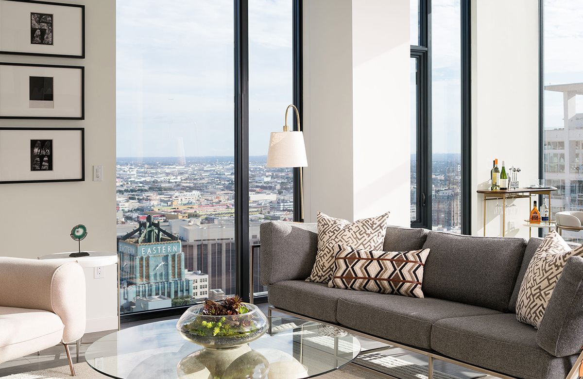 Penthouse Living room at Atelier