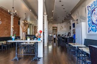 paper plane in downtown San Jose