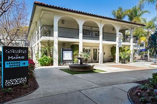 exterior of the Madrid apartments in westchester