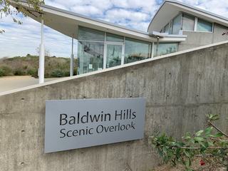 exterior of the visitor center at Baldwin hills scenic overlook