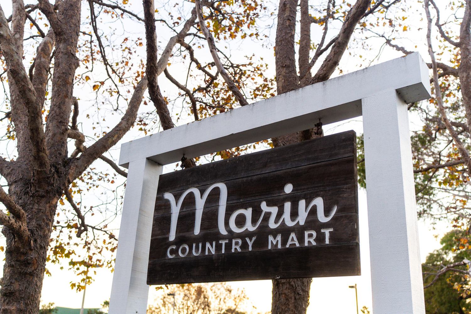 Marin Country Mart sign
