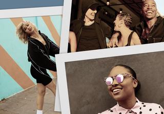 photo montage of young professionals, representing car-free living in Culver City