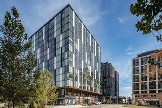 exterior of theory union market apartments