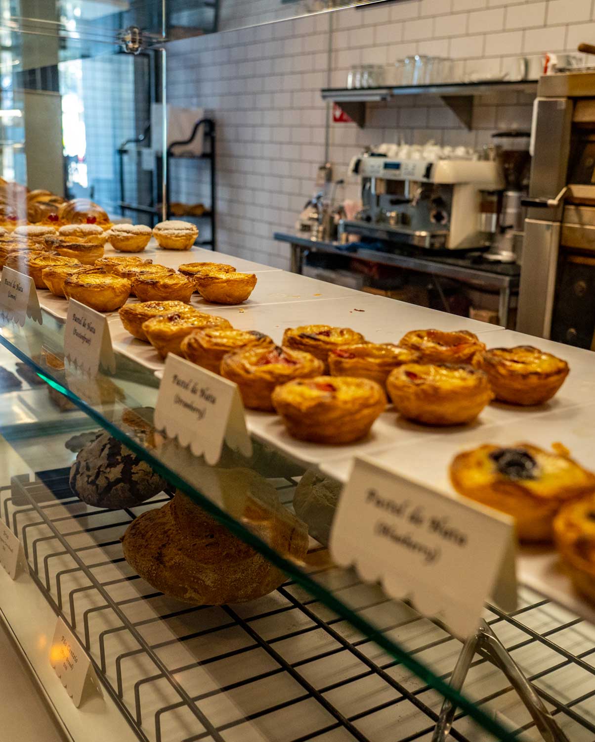 bakery shelves