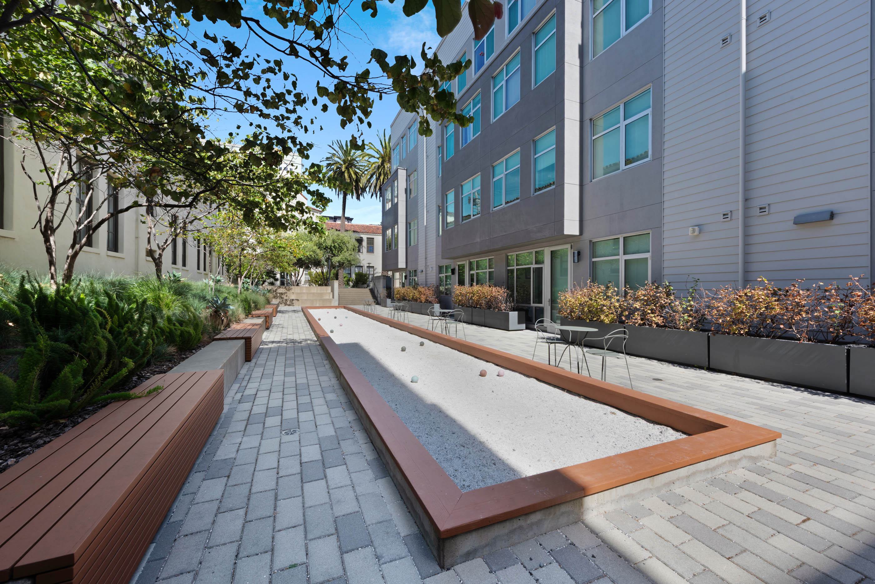 Bocce ball court