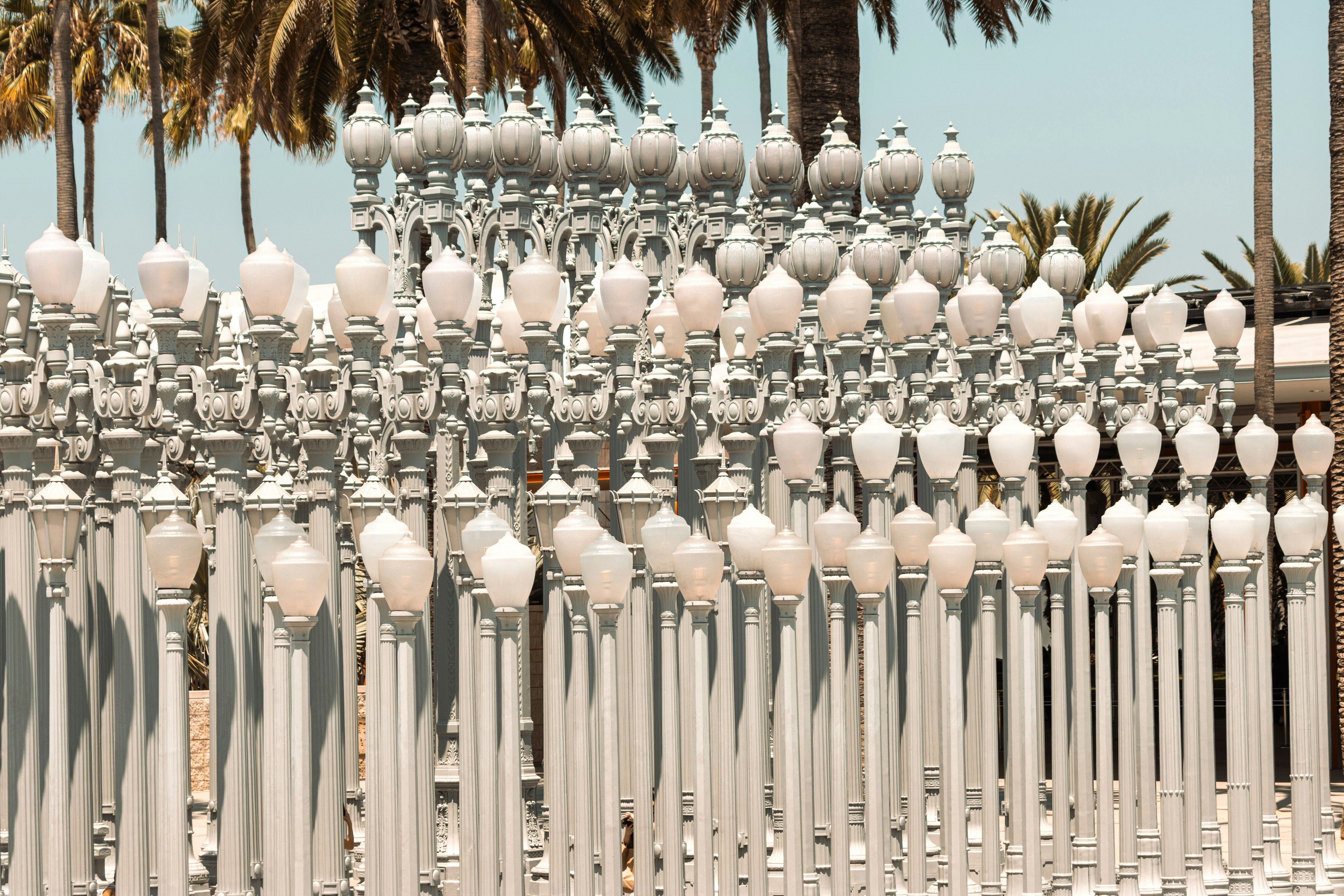 LACMA exhibit in Los Angeles, by Wilshire Boulevard