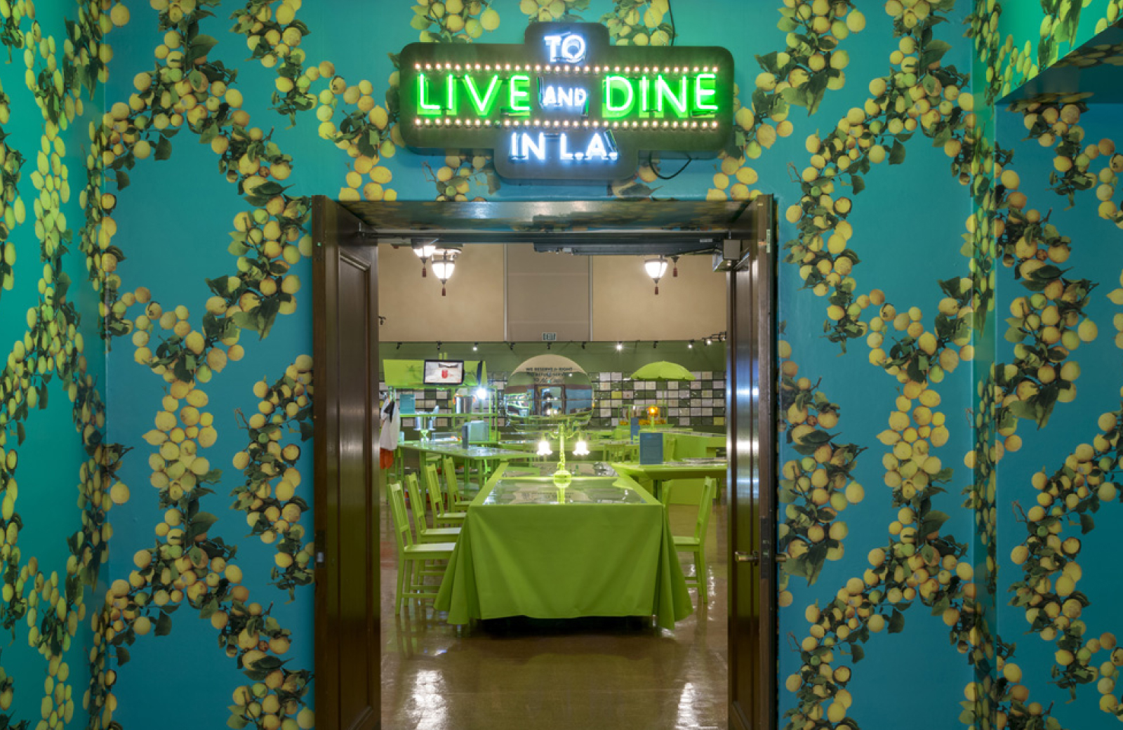 restaurant image from the book to Live and Dine in LA -- Eighth & Grand blog