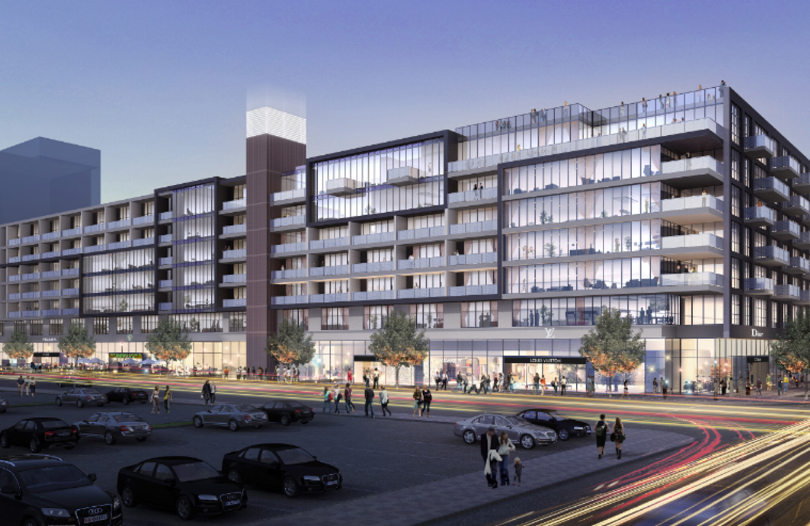 Exterior building rendering
