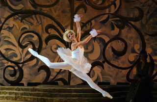 ballet dancer performing