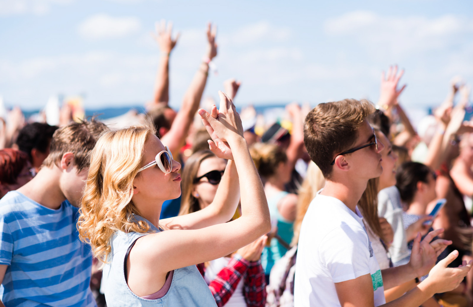 people in a crowd