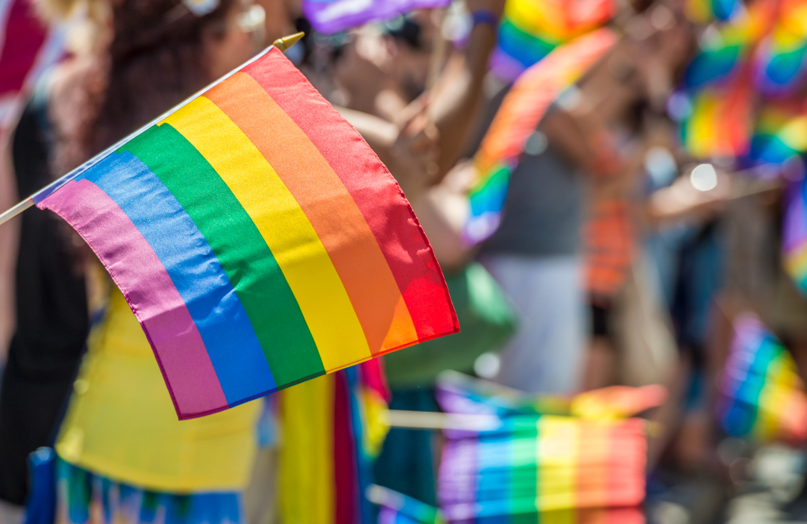 LA pride flag