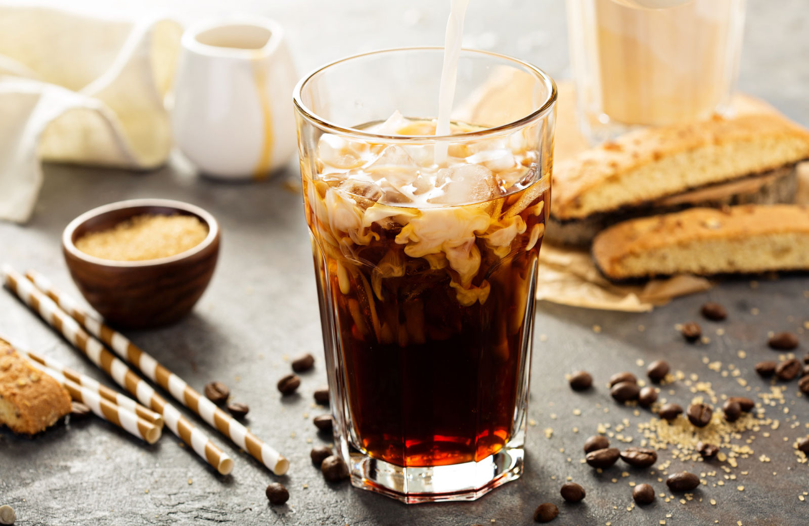 cold brew with milk