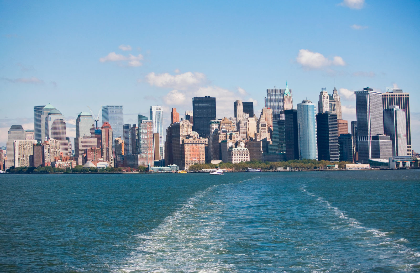 view of the city from the sea